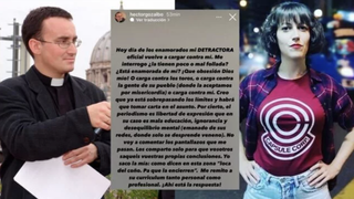 El sacerdote, la periodista y los mensajes