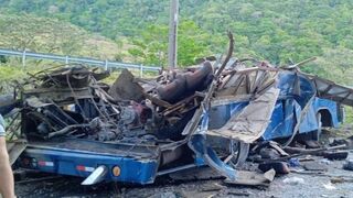 Autobús siniestrado en Panamá
