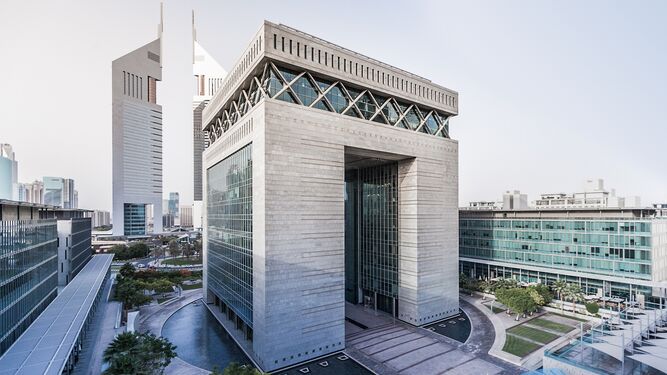 El centro financiero internacional de Dubai.
