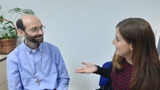 Marta Isabel González, con Darío Bossi