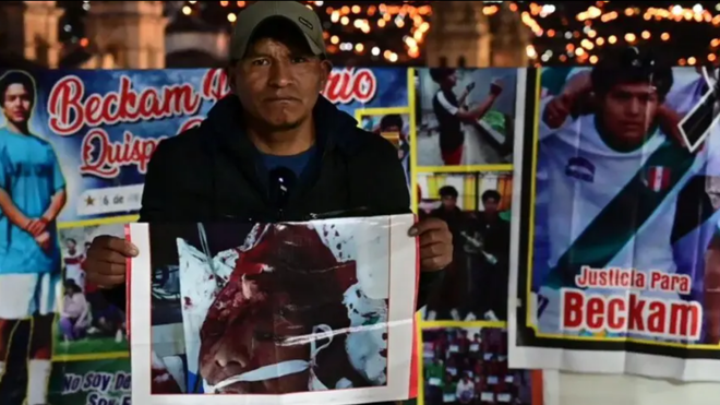 Víctimas de la represión racista en Perú