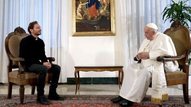 El Papa, en la entrevista