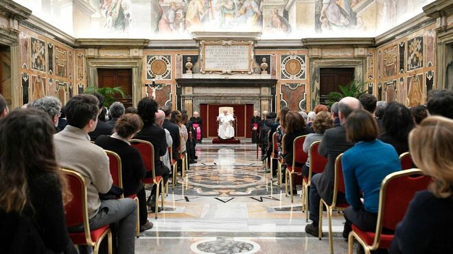 Audiencia del Papa a los artistas