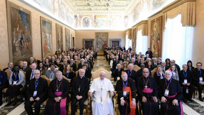 Francisco, con los miembros de la Pontificia Academia para la Vida