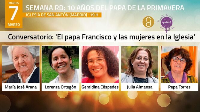 'El papa Francisco y las mujeres en la Iglesia': la voz de la mujer, en la 'Semana Francisco' en RD