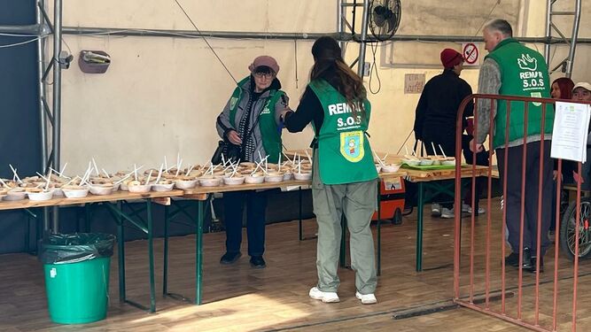 Instalaciones en el campamento de Chernivtsi