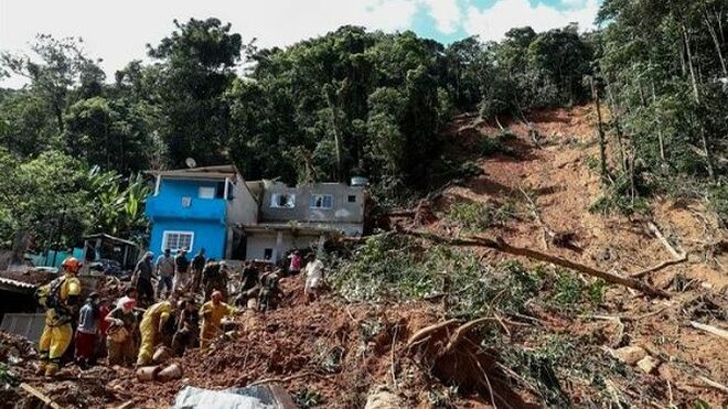 Desastres provocados por la lluvias torrenciales en Brasil