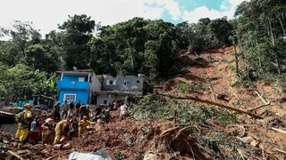 Desastres provocados por la lluvias torrenciales en Brasil