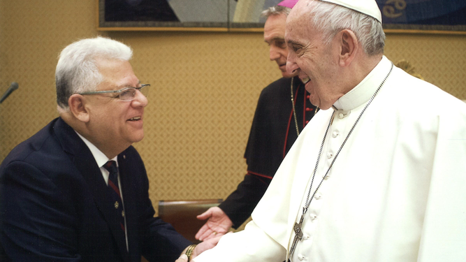 Papa y Mario Paredes