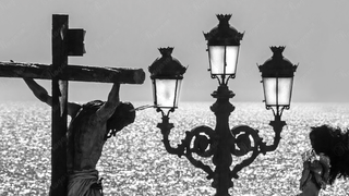 Procesión del Santísimo Cristo de las Aguas, en Cádiz