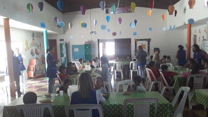 Club del Niño de la Parroquia donde está el P. Rodrigo Vargas, en Uruguay