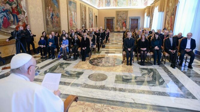 Audiencia del Papa a los periodistas de la Rai