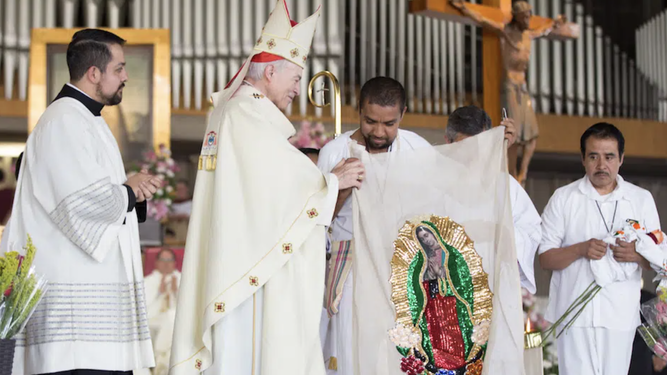 Aguiar y la Virgen de Guadalupe