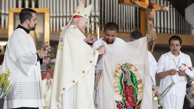 Aguiar y la Virgen de Guadalupe
