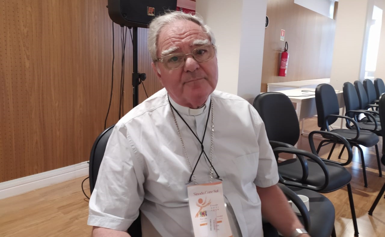 Mons. Oscar Ojea en la Asamblea Sinodal