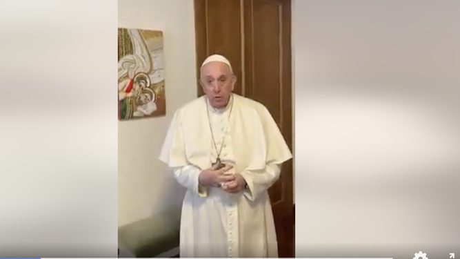 Francisco envío un vídeo a la familia antualiana