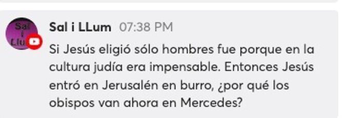 Captura del chat