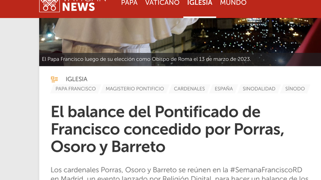 Los medios vaticanos se hacen eco de la #SemanaFranciscoRD en San Antón