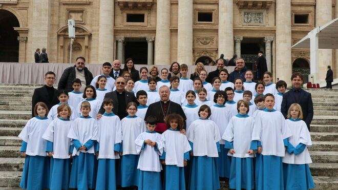 Los niños Escolanía de Lluc en el Vaticano