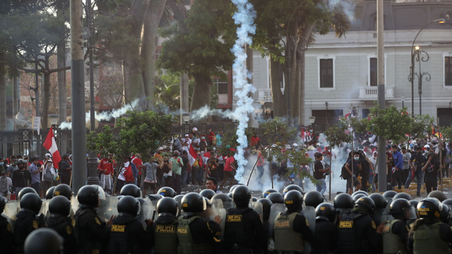 Segunda toma de Lima. Perú
