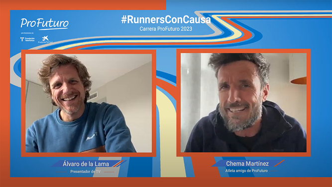 Chema Martínez y Álvaro de la Lama