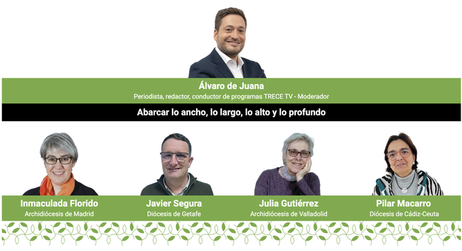 Mesa redonda con delegados diocesanos de Enseñanza