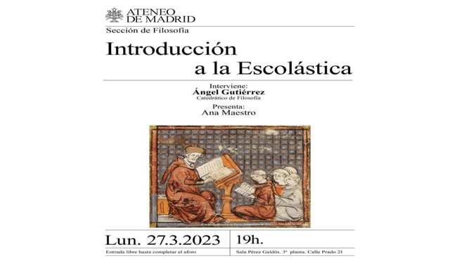 Conferencia en el Ateneo de Madrid