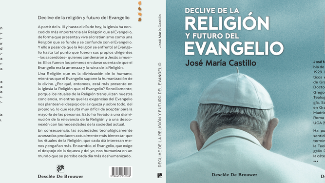 Portada y solapa del último libro de Castillo