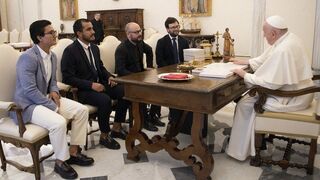 El Papa recibió en audiencia a los representantes de Renova+