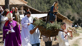 Monseñor Conesa preside la procesión rogativa