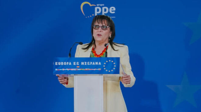Yadira Maestre, en el acto del PP
