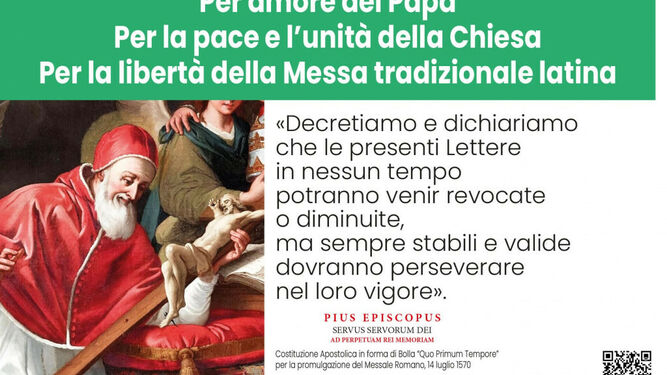 Cartel anti-Papa de los grupos tradicionalistas