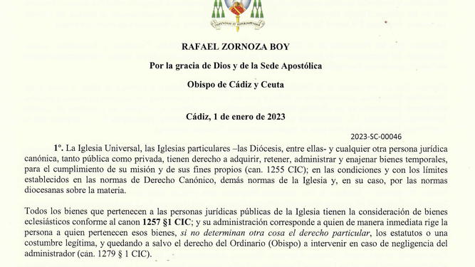 Decreto de Zornoza