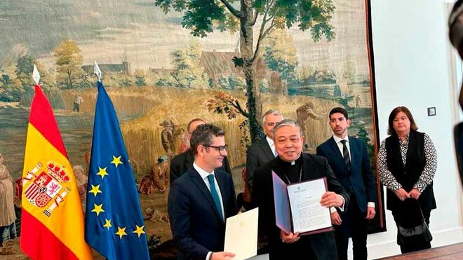 Canje de notas entre Gobierno y Nunciatura