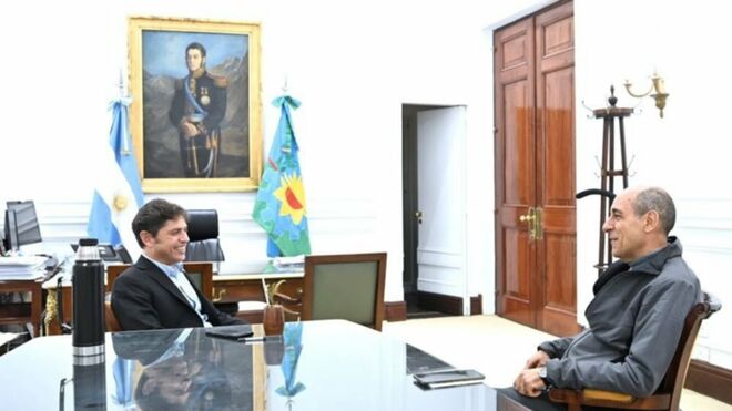 'Tucho' Fernández y Axel Kiciloff