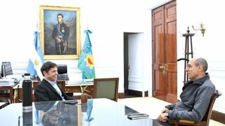 'Tucho' Fernández y Axel Kiciloff