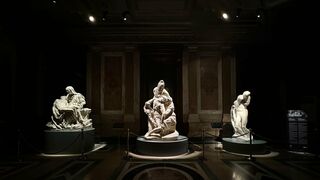 Los tres 'calcos' de la Pietá de Miguel Ángel, por primera vez en los Museos Vaticanos