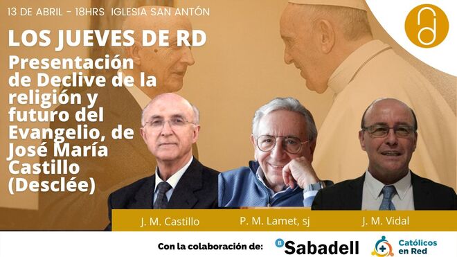 Lamet y Vidal presentarán el último libro de José María Castillo en San Antón