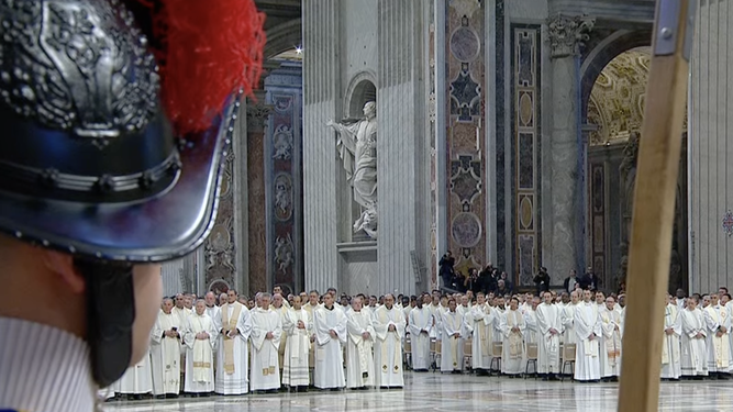Misa Crismal en el Vaticano