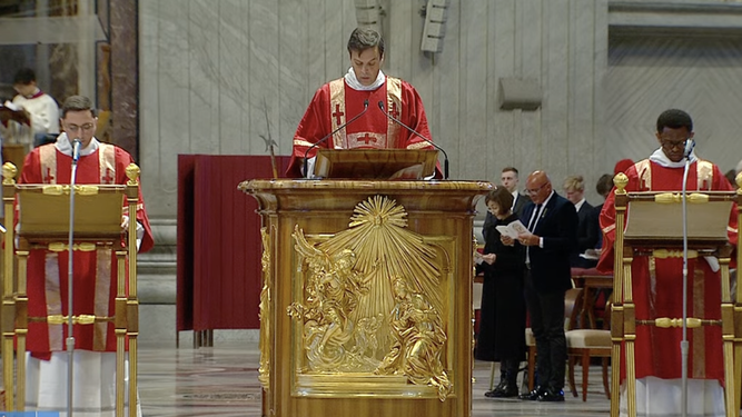 Lectura de la Pasión de Cristo