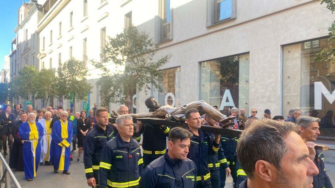 Una imagen del cortejo