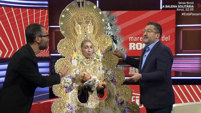 Parodia de la Virgen del Rocío en TV3