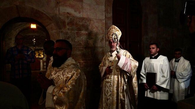 Pizzaballa, en la Vigilia Pascual