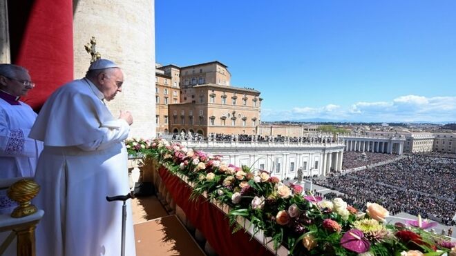 Francisco, durante la bendición Urbi et Orbi