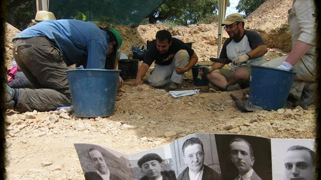 Exhumaciones de republicanos asesinados por los fascistas
