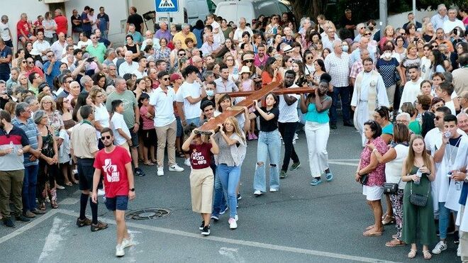 Símbolos de la JMJ en la diócesis de Braganza-Miranda