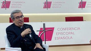 Argüello, durante el briefing de hoy