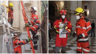 Simulacro de terremoto en la Catedral de Granada