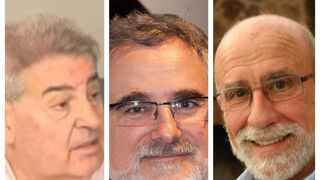 Federico Pastor, Victorino Pérez Prieto y Ramón Alario