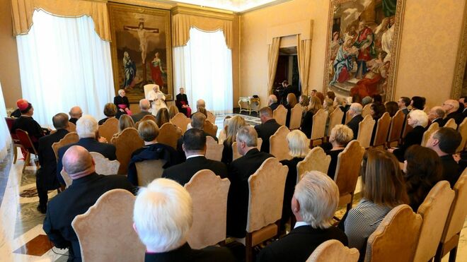 Francisco, en la audiencia a la Papal Fundation